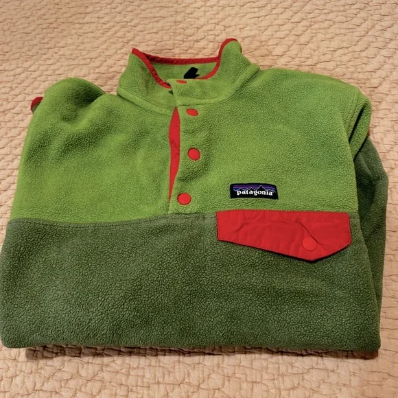 Women’s Patagonia Synchilla snap fleece (M) - Picture 1 of 4